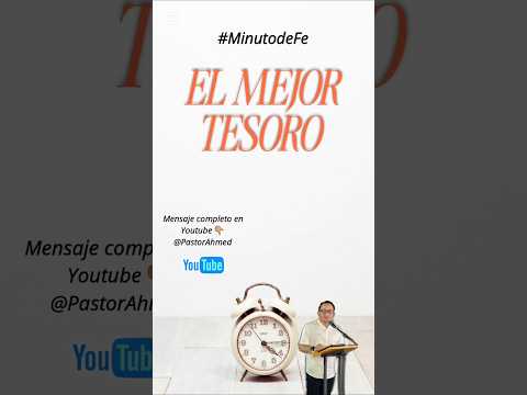 EL MEJOR TESORO #MinutodeFe   www.iglesiageneraciondefe.org
